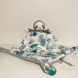 Mary Meyer Sloth Leaves Baby Lovey Plush Knotted Knots Security Blanket Toy